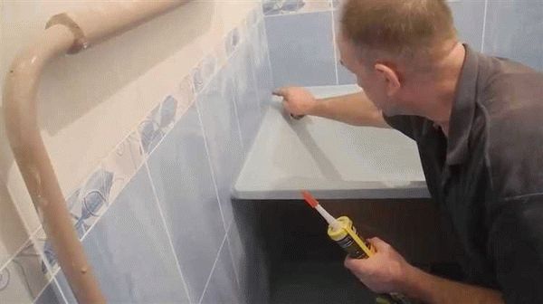 Самостоятельное выполнение работ по заделыванию шва между ванной и плиткой